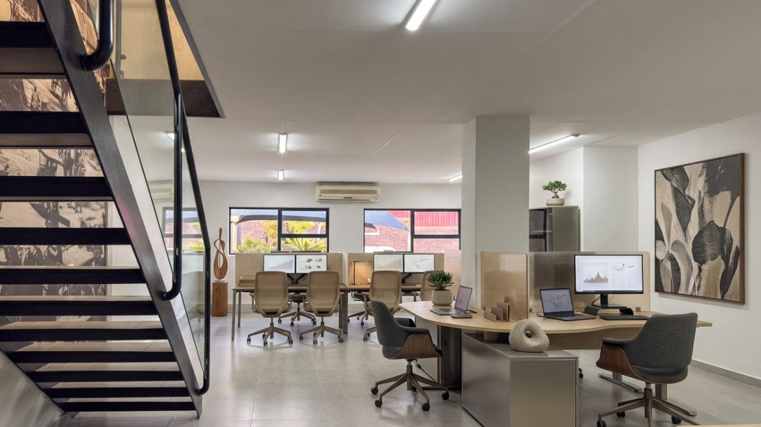 Interior full view of warehouse unit IWCP 3 at Innovation Worx -Commercial Park in Midrand