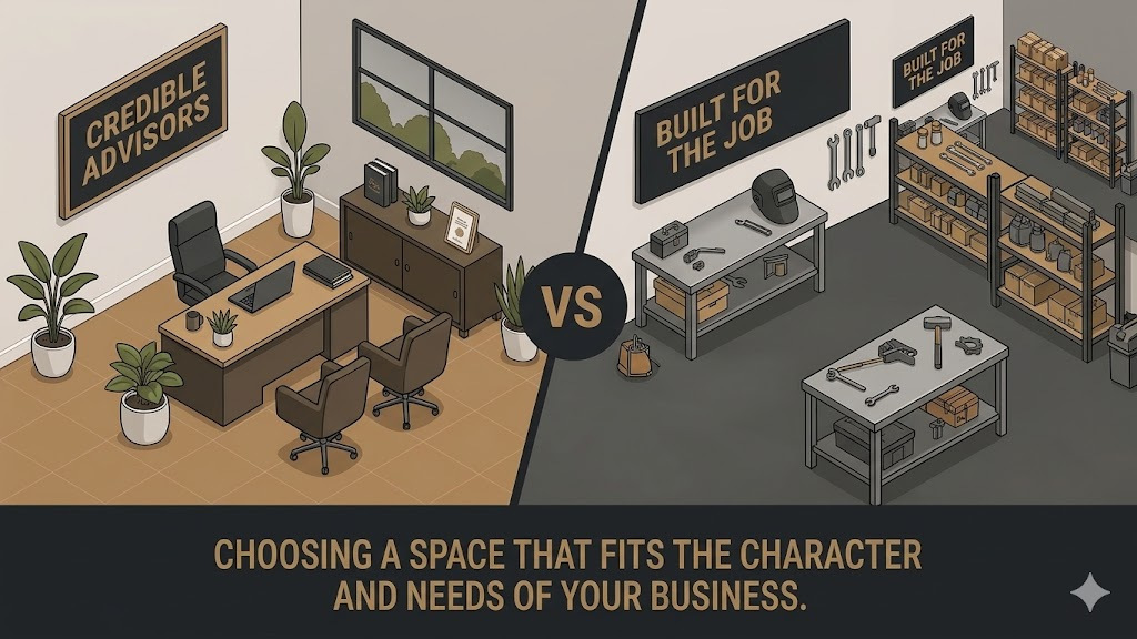 choosing a space that fits character and needs of your business