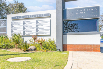 | innovation worx entrance to innovation worx business park in midrand