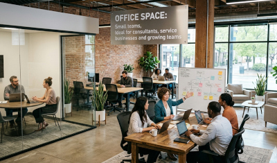 | innovation worx small teams office space