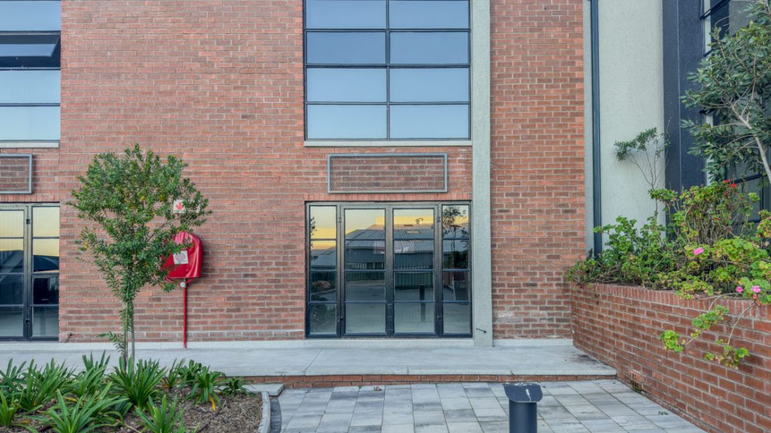 Exterior entrance view of office unit IWMJ 17 at Innovation Worx - Midrand Junction in Midrand