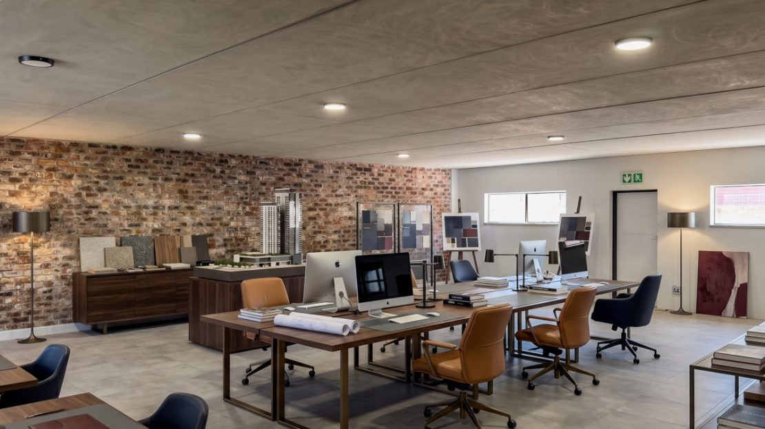 Interior close view of office warehouse unit IWMJ 19 at Innovation Worx - Midrand Junction in Midrand