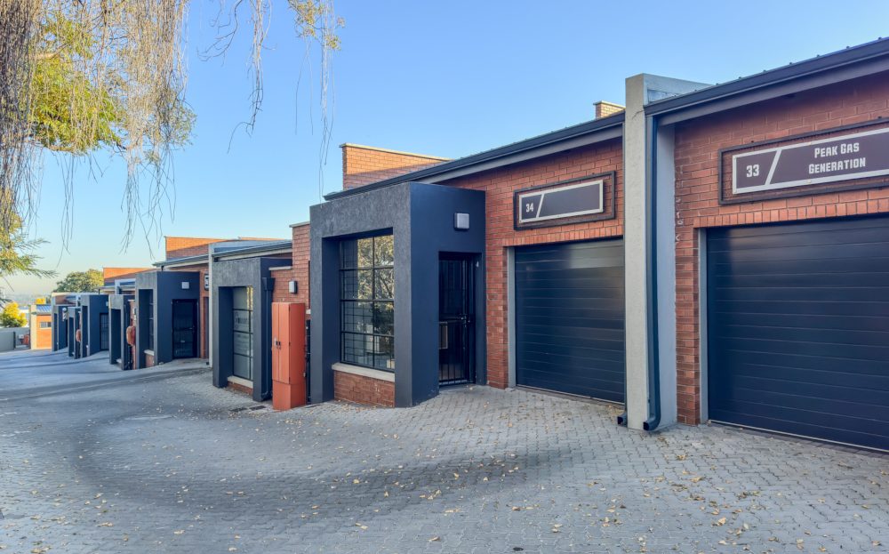 exterior long view of Unit IWRD 34 at Innovation Worx - Richards Drive in Midrand
