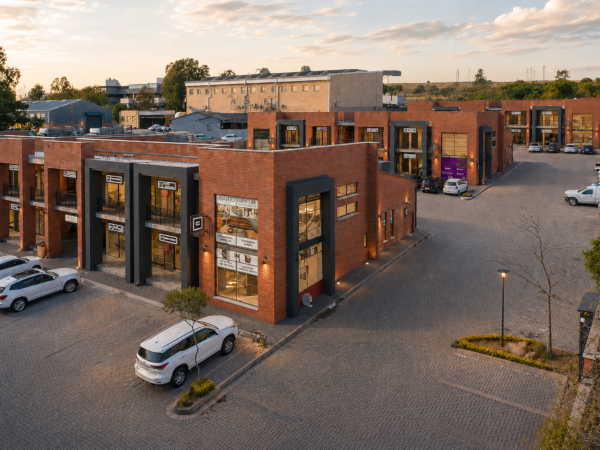 aerial view of innovation worx - 16th road commercial park in midrand