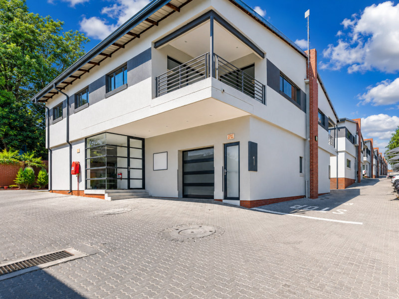 exterior view of a commercial unit at innovation worx - business park in midrand