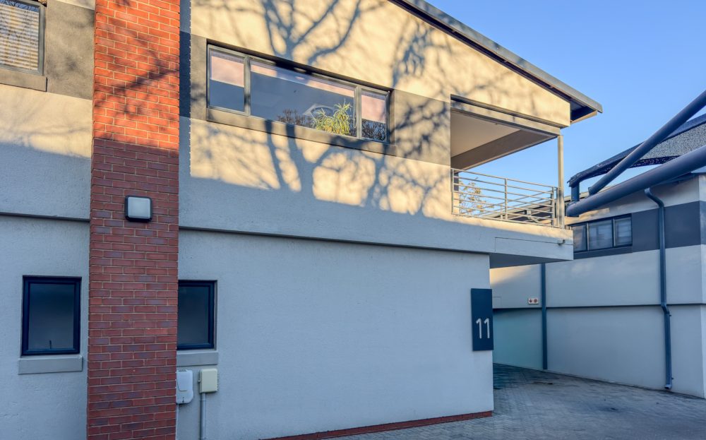 exterior side view of warehouse unit IWBP 11 at Innovation Worx - Business Park in Midrand