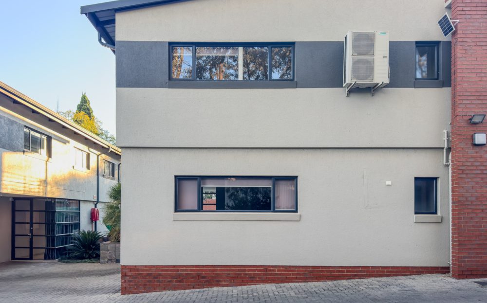exterior front view of warehouse unit IWBP 11 at Innovation Worx - Business Park in Midrand