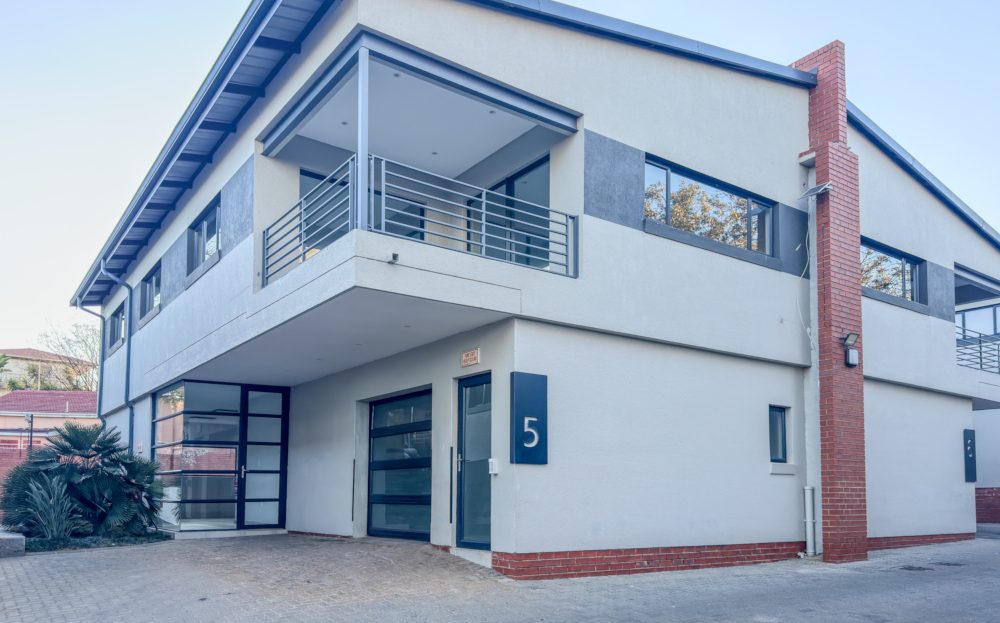 exterior view of warehouse unit IWBP 5 at Innovation Worx - Business Park in Midrand
